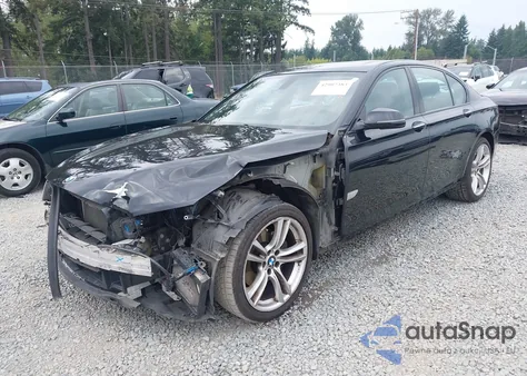 2014 BMW 740I z USA, uszkodzony, nr VIN WBAYA6C59ED144444